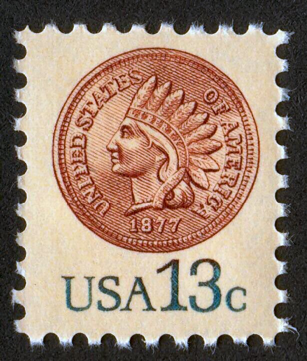 Copper Cent &  Indian Head Stamp