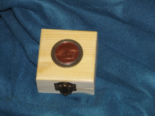 Bullion Bison Coin Wooden Box