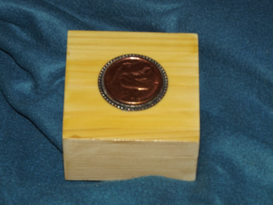 Bullion T Rex Coin Wooden Box