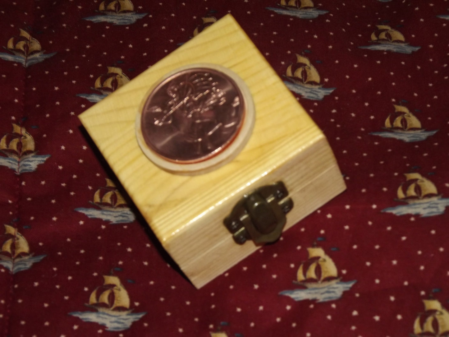 Red Horse Wooden Box