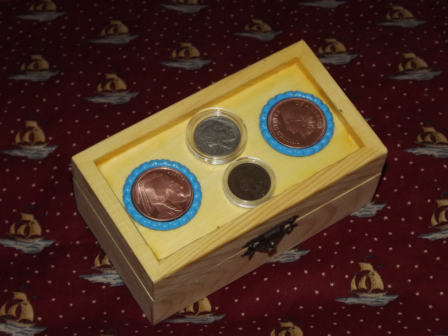 2 Copper Bullion Coins & 2 Antique USA coins